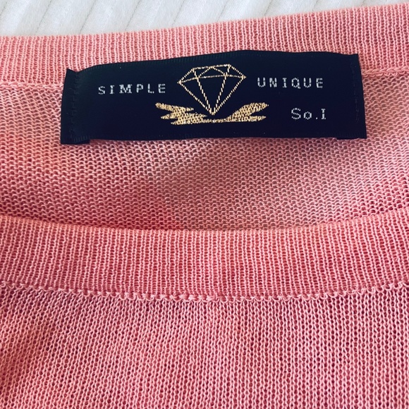 Long Sleeve Scoop Neck Knit Top (Simple Unique) - Picture 5 of 7